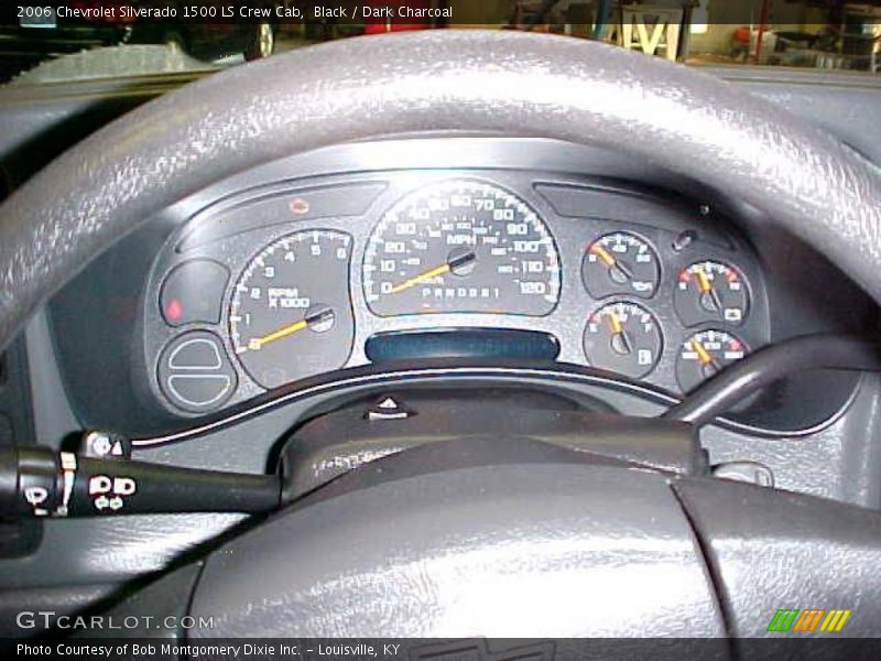 Black / Dark Charcoal 2006 Chevrolet Silverado 1500 LS Crew Cab
