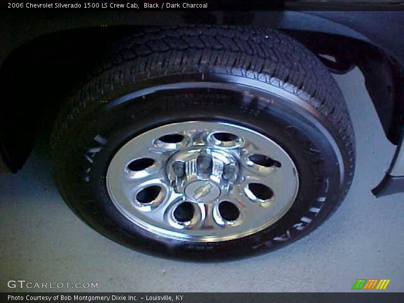 Black / Dark Charcoal 2006 Chevrolet Silverado 1500 LS Crew Cab