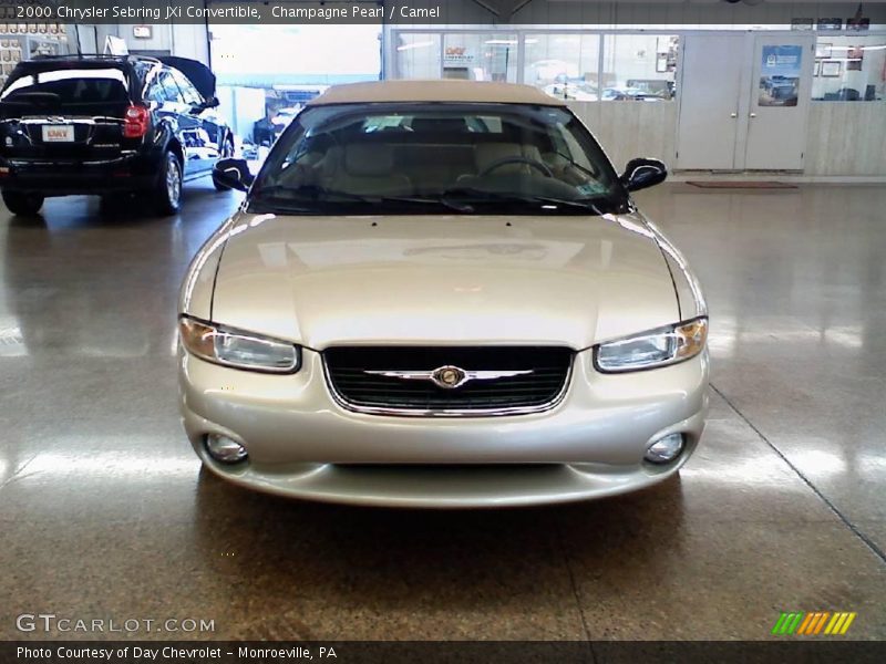 Champagne Pearl / Camel 2000 Chrysler Sebring JXi Convertible