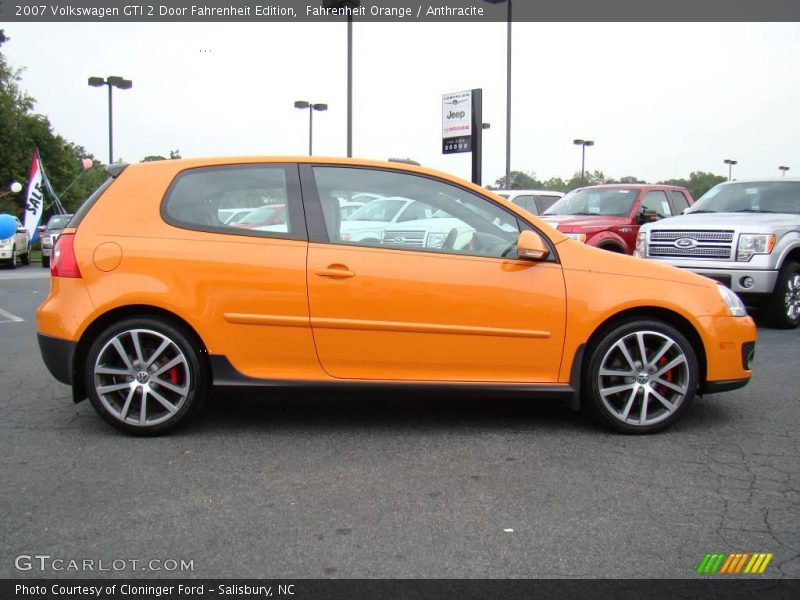 Fahrenheit Orange / Anthracite 2007 Volkswagen GTI 2 Door Fahrenheit Edition