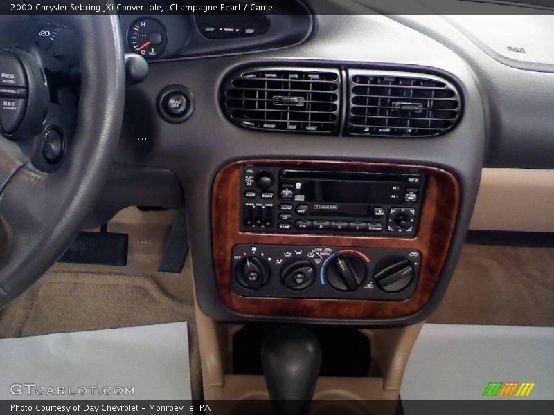 Champagne Pearl / Camel 2000 Chrysler Sebring JXi Convertible