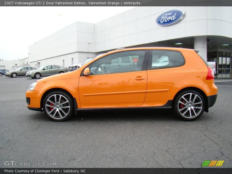 Fahrenheit Orange / Anthracite 2007 Volkswagen GTI 2 Door Fahrenheit Edition