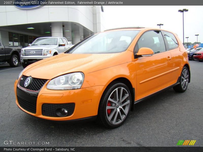 Fahrenheit Orange / Anthracite 2007 Volkswagen GTI 2 Door Fahrenheit Edition