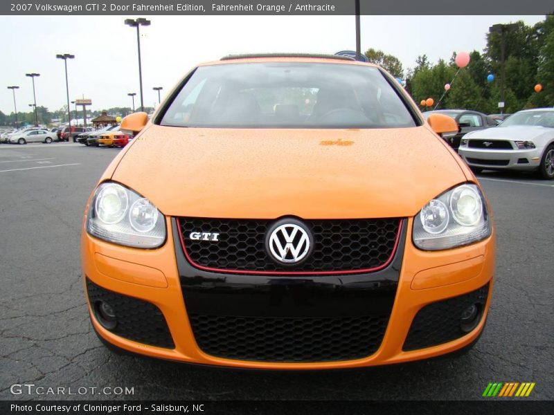 Fahrenheit Orange / Anthracite 2007 Volkswagen GTI 2 Door Fahrenheit Edition