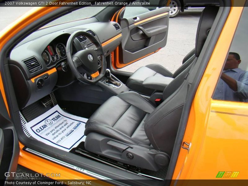 Fahrenheit Orange / Anthracite 2007 Volkswagen GTI 2 Door Fahrenheit Edition
