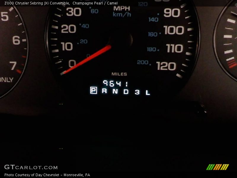 Champagne Pearl / Camel 2000 Chrysler Sebring JXi Convertible