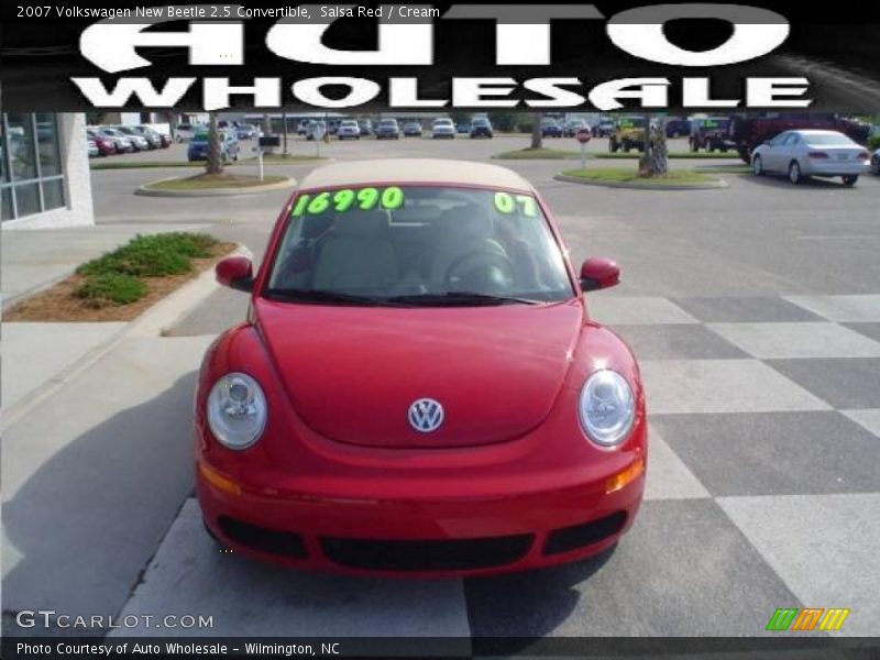 Salsa Red / Cream 2007 Volkswagen New Beetle 2.5 Convertible