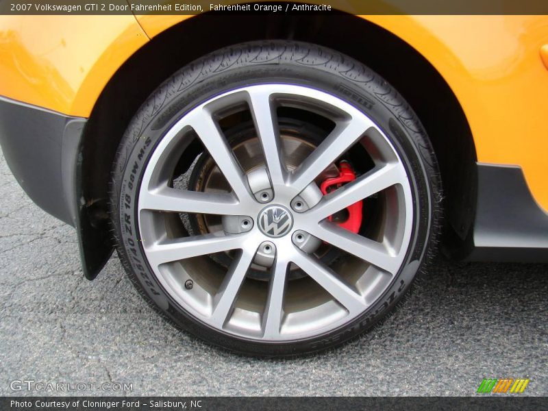 Fahrenheit Orange / Anthracite 2007 Volkswagen GTI 2 Door Fahrenheit Edition
