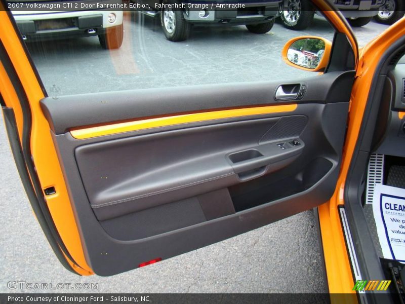 Fahrenheit Orange / Anthracite 2007 Volkswagen GTI 2 Door Fahrenheit Edition