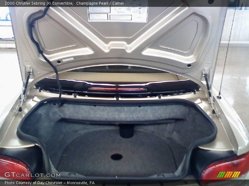 Champagne Pearl / Camel 2000 Chrysler Sebring JXi Convertible