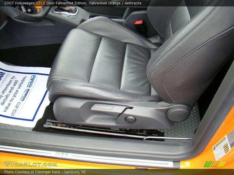 Fahrenheit Orange / Anthracite 2007 Volkswagen GTI 2 Door Fahrenheit Edition