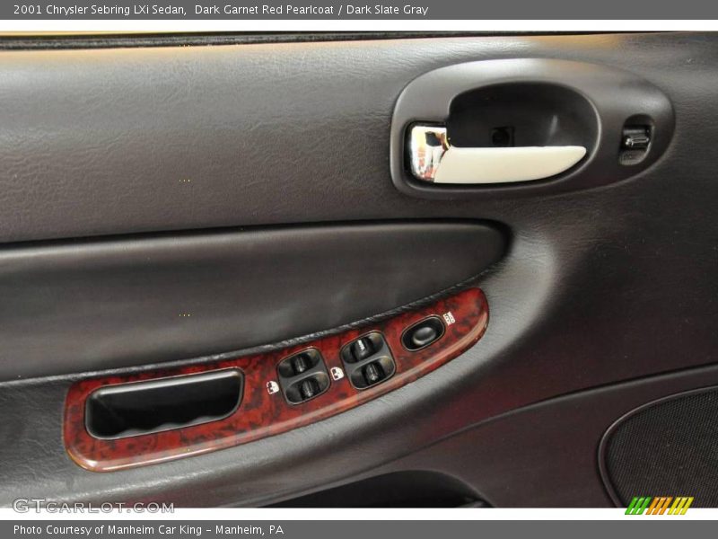 Dark Garnet Red Pearlcoat / Dark Slate Gray 2001 Chrysler Sebring LXi Sedan