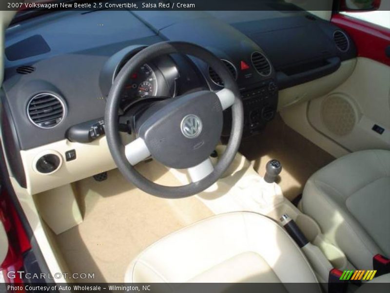 Salsa Red / Cream 2007 Volkswagen New Beetle 2.5 Convertible