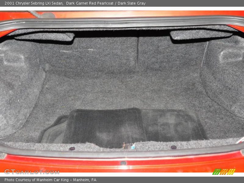 Dark Garnet Red Pearlcoat / Dark Slate Gray 2001 Chrysler Sebring LXi Sedan
