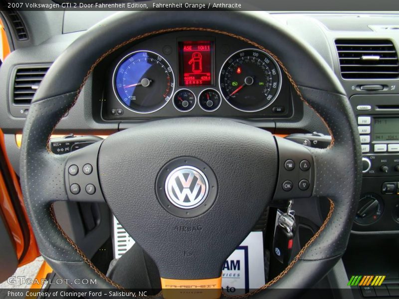 Fahrenheit Orange / Anthracite 2007 Volkswagen GTI 2 Door Fahrenheit Edition