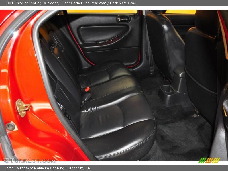 Dark Garnet Red Pearlcoat / Dark Slate Gray 2001 Chrysler Sebring LXi Sedan