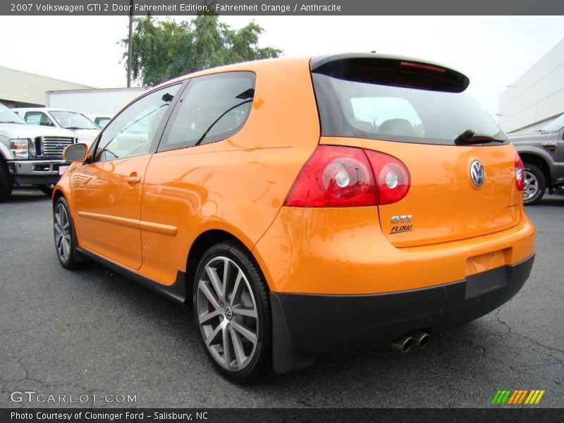 Fahrenheit Orange / Anthracite 2007 Volkswagen GTI 2 Door Fahrenheit Edition