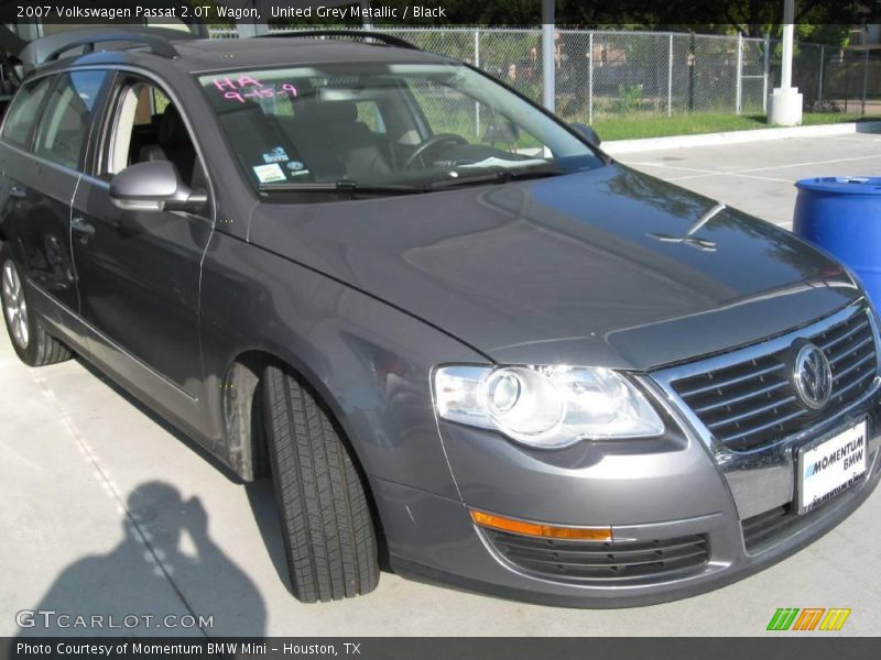United Grey Metallic / Black 2007 Volkswagen Passat 2.0T Wagon