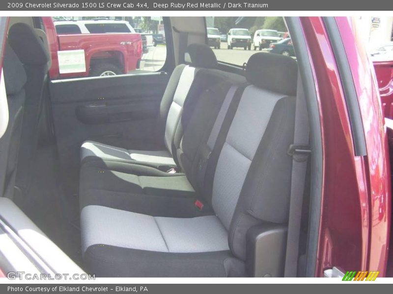 Deep Ruby Red Metallic / Dark Titanium 2009 Chevrolet Silverado 1500 LS Crew Cab 4x4