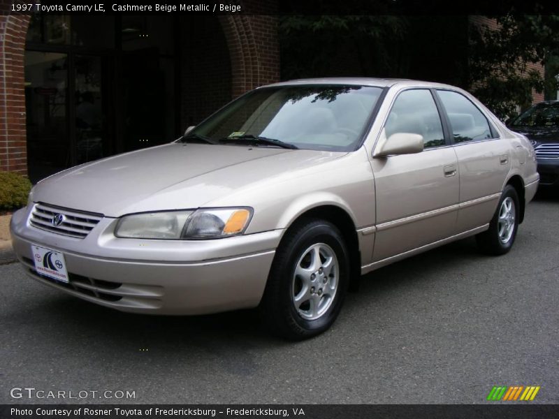 Cashmere Beige Metallic / Beige 1997 Toyota Camry LE