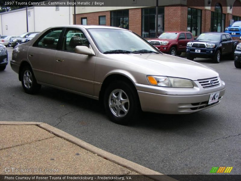 Cashmere Beige Metallic / Beige 1997 Toyota Camry LE