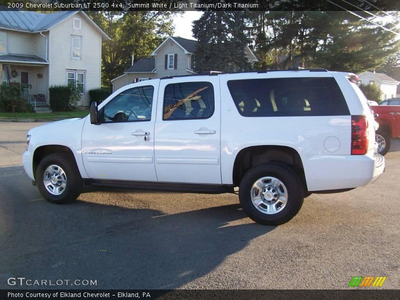Summit White / Light Titanium/Dark Titanium 2009 Chevrolet Suburban LT 2500 4x4