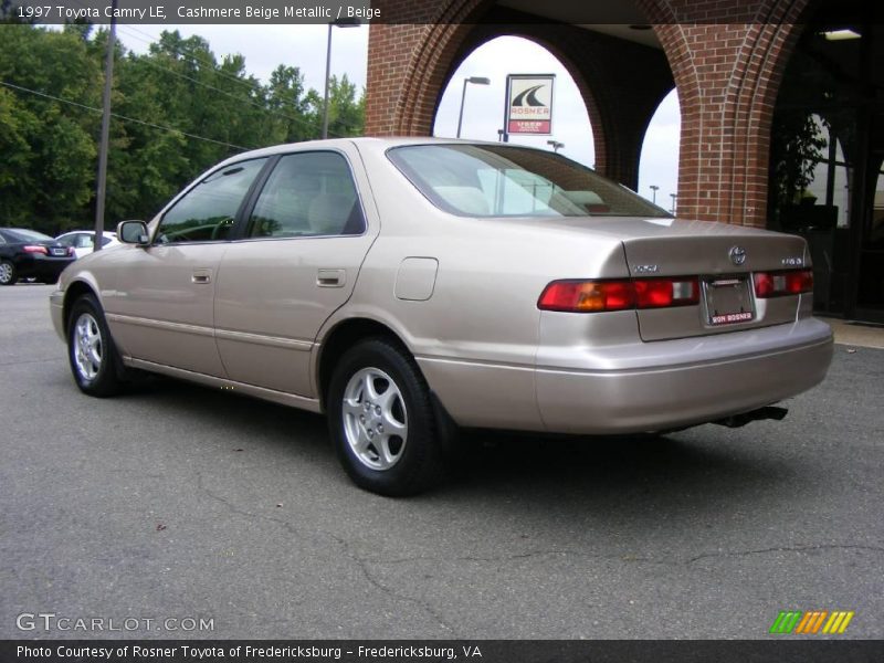 Cashmere Beige Metallic / Beige 1997 Toyota Camry LE