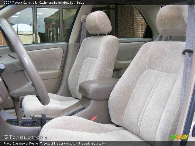 Cashmere Beige Metallic / Beige 1997 Toyota Camry LE