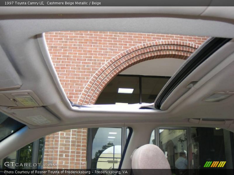 Cashmere Beige Metallic / Beige 1997 Toyota Camry LE