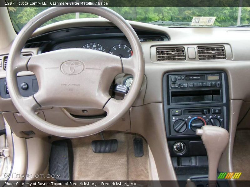 Cashmere Beige Metallic / Beige 1997 Toyota Camry LE