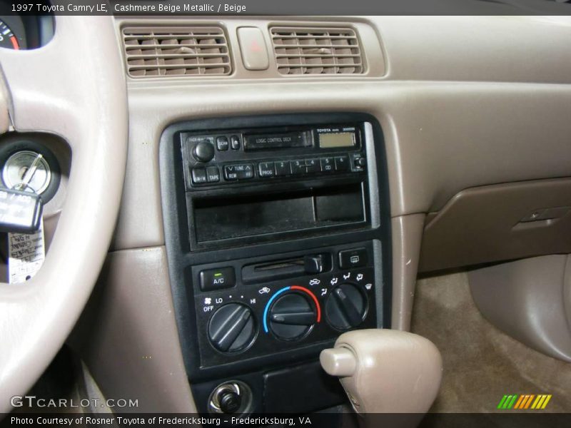 Cashmere Beige Metallic / Beige 1997 Toyota Camry LE