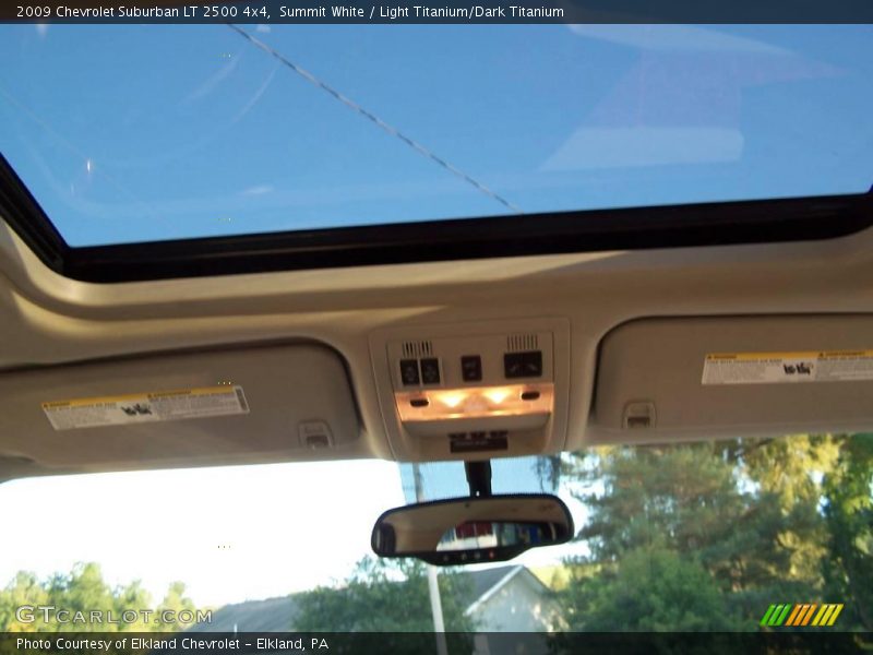 Summit White / Light Titanium/Dark Titanium 2009 Chevrolet Suburban LT 2500 4x4