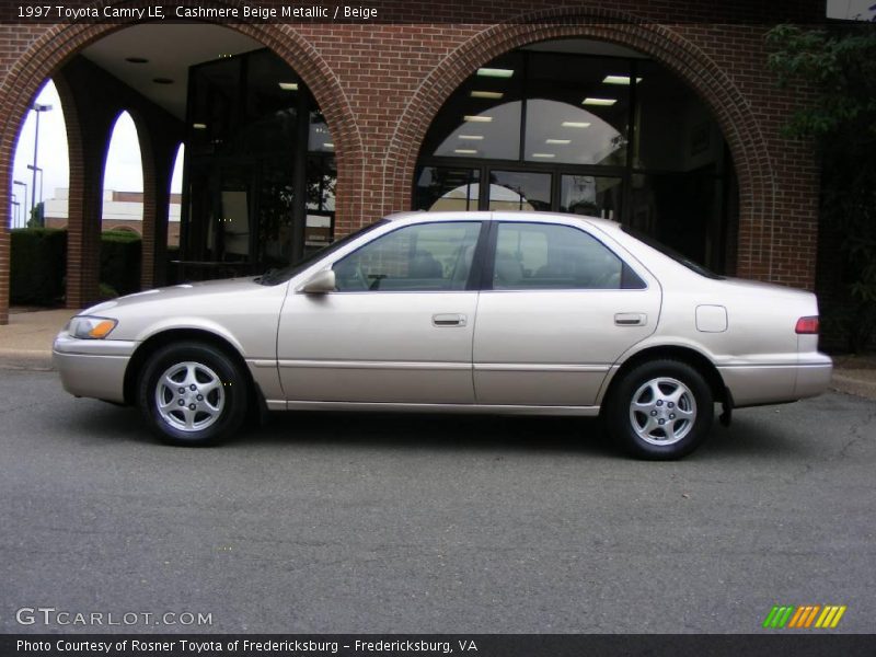Cashmere Beige Metallic / Beige 1997 Toyota Camry LE