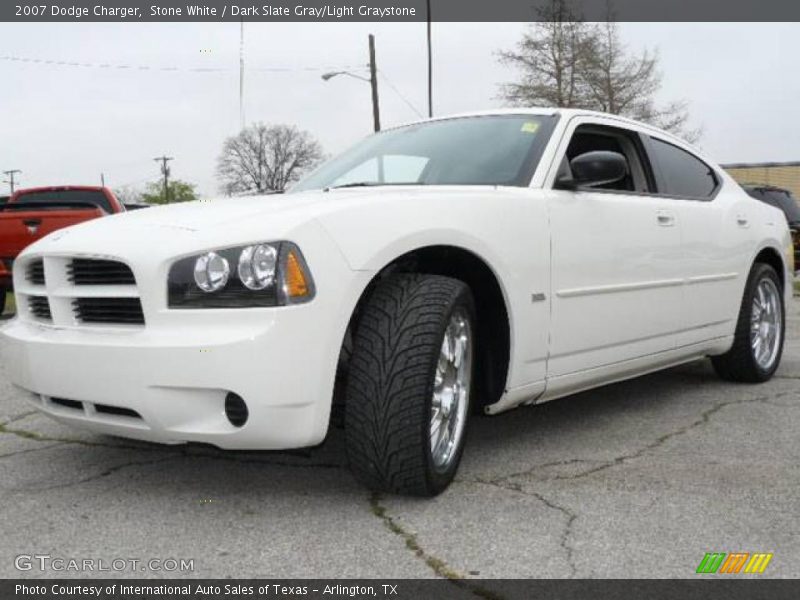 Stone White / Dark Slate Gray/Light Graystone 2007 Dodge Charger