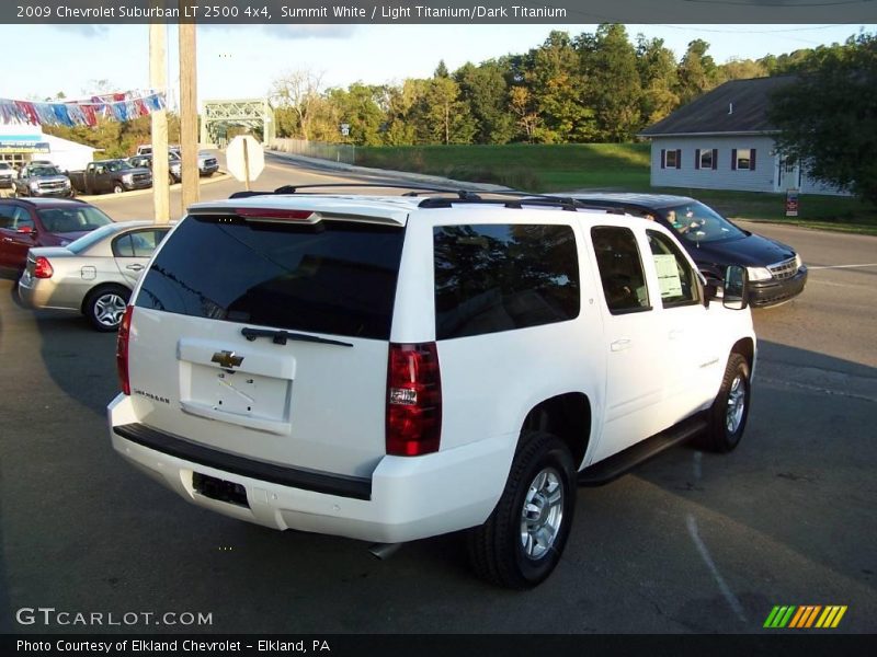 Summit White / Light Titanium/Dark Titanium 2009 Chevrolet Suburban LT 2500 4x4
