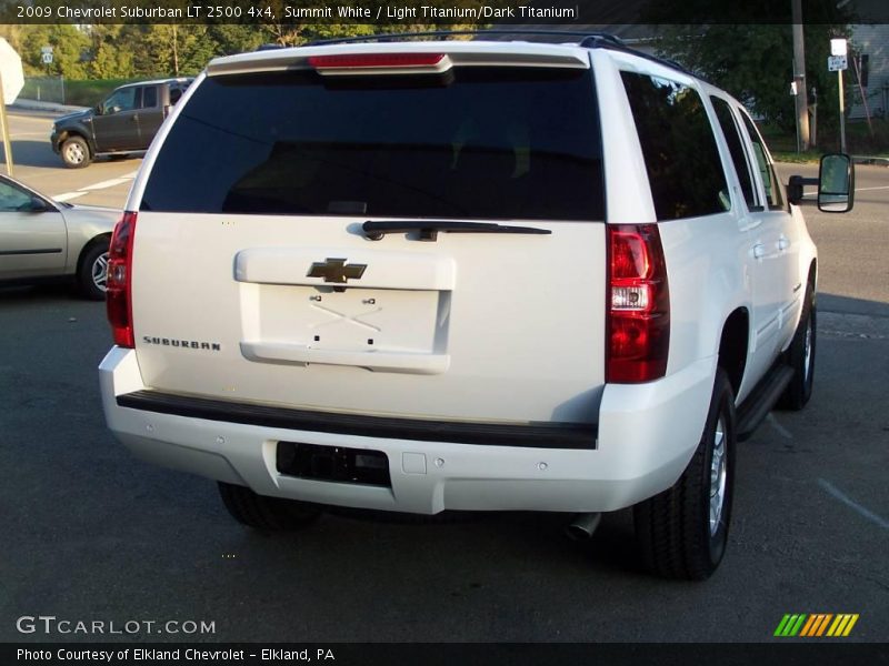 Summit White / Light Titanium/Dark Titanium 2009 Chevrolet Suburban LT 2500 4x4