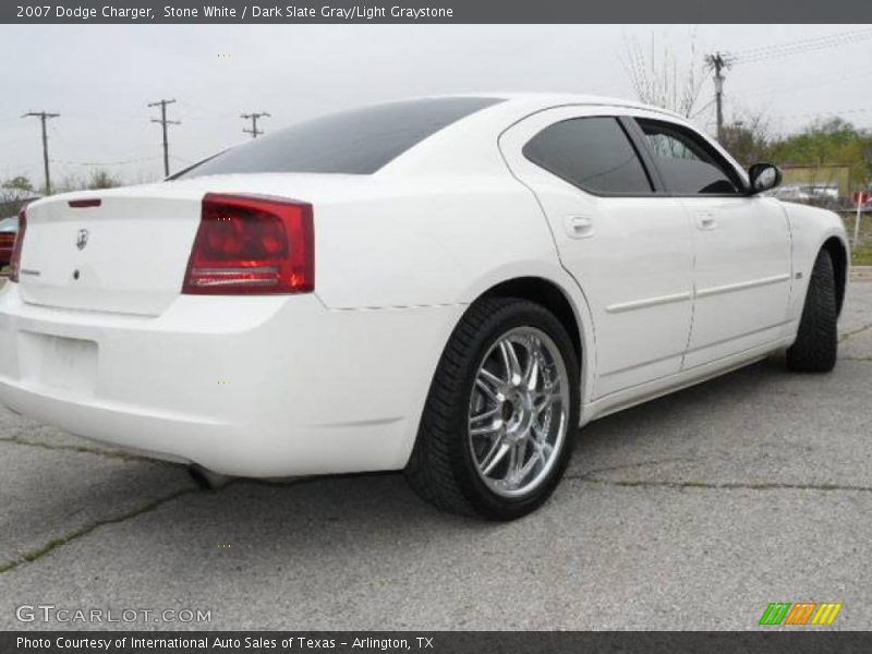 Stone White / Dark Slate Gray/Light Graystone 2007 Dodge Charger