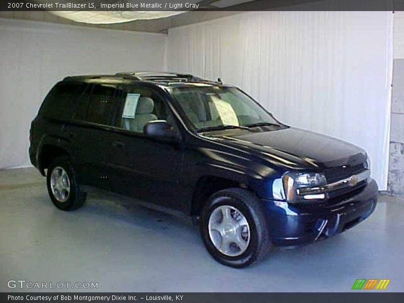 Imperial Blue Metallic / Light Gray 2007 Chevrolet TrailBlazer LS