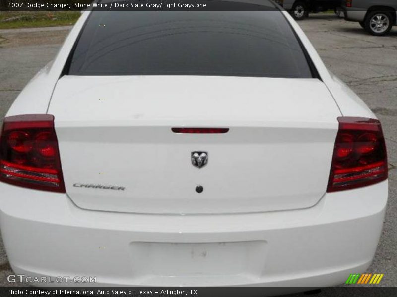 Stone White / Dark Slate Gray/Light Graystone 2007 Dodge Charger
