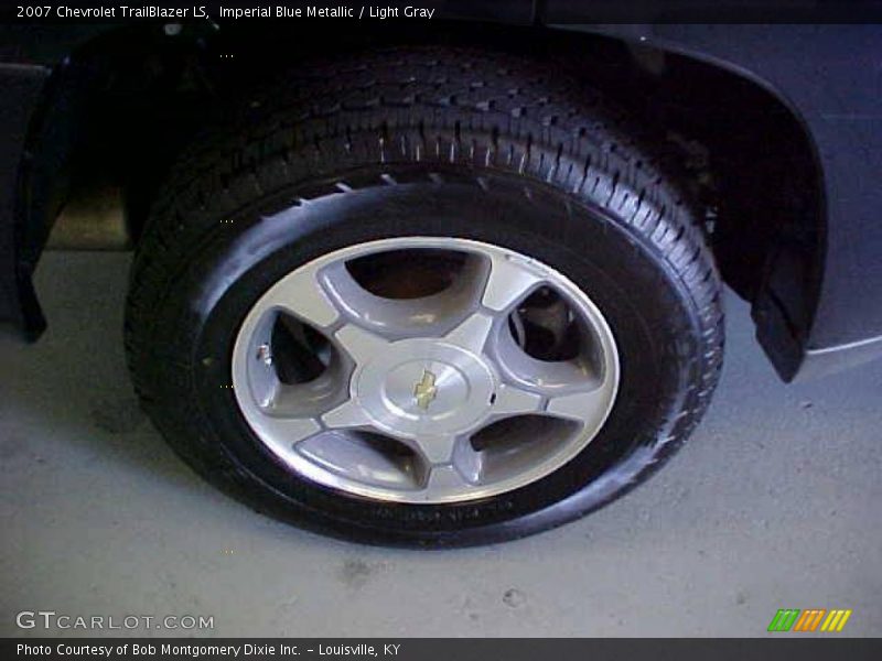 Imperial Blue Metallic / Light Gray 2007 Chevrolet TrailBlazer LS
