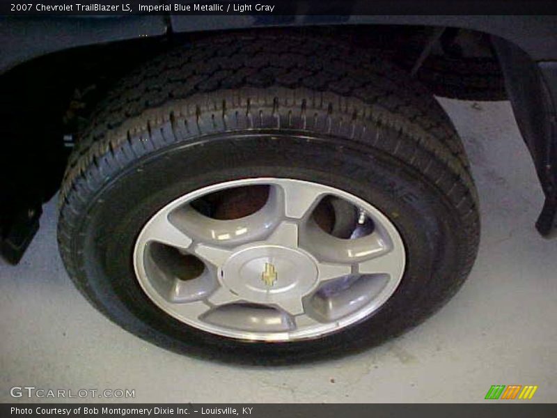 Imperial Blue Metallic / Light Gray 2007 Chevrolet TrailBlazer LS