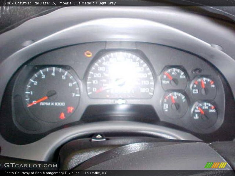 Imperial Blue Metallic / Light Gray 2007 Chevrolet TrailBlazer LS