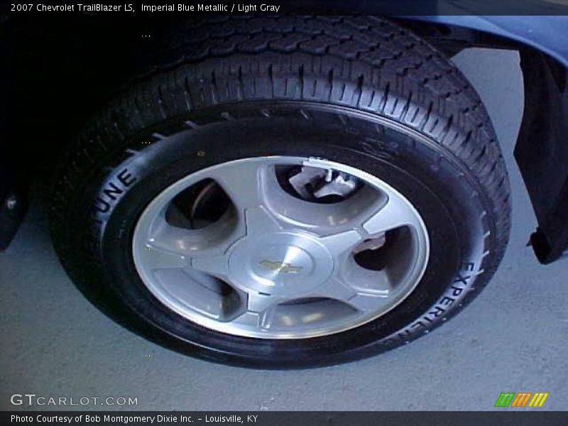 Imperial Blue Metallic / Light Gray 2007 Chevrolet TrailBlazer LS