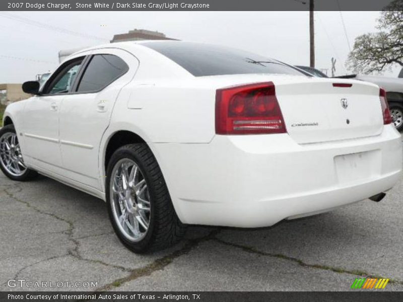 Stone White / Dark Slate Gray/Light Graystone 2007 Dodge Charger