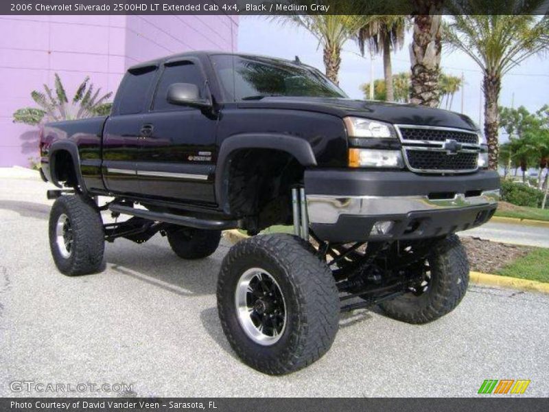 Black / Medium Gray 2006 Chevrolet Silverado 2500HD LT Extended Cab 4x4