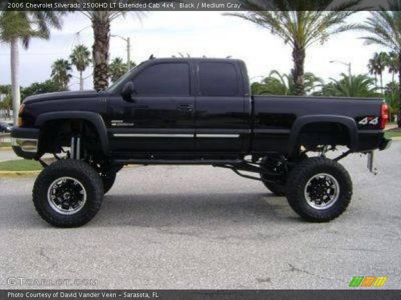 Black / Medium Gray 2006 Chevrolet Silverado 2500HD LT Extended Cab 4x4