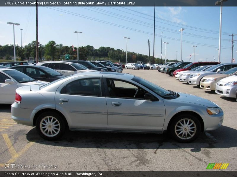 Sterling Blue Satin Glow / Dark Slate Gray 2002 Chrysler Sebring LXi Sedan