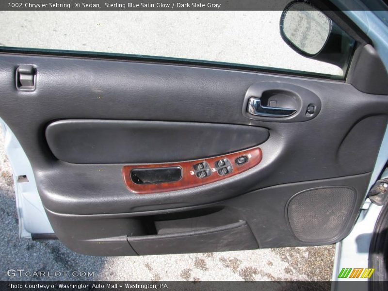 Sterling Blue Satin Glow / Dark Slate Gray 2002 Chrysler Sebring LXi Sedan
