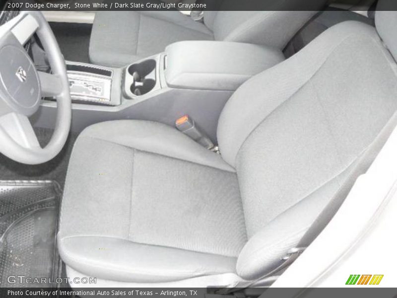 Stone White / Dark Slate Gray/Light Graystone 2007 Dodge Charger
