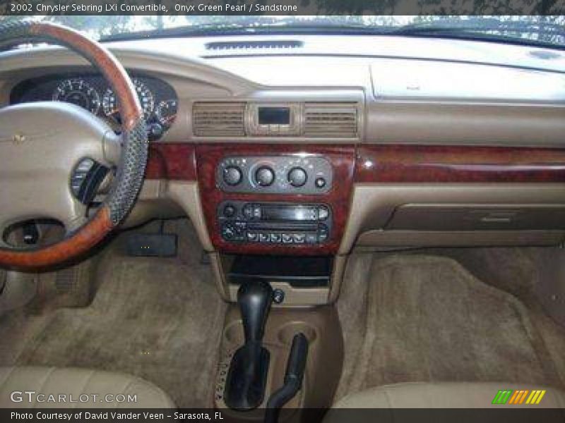 Onyx Green Pearl / Sandstone 2002 Chrysler Sebring LXi Convertible